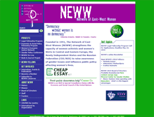 Tablet Screenshot of neww.org